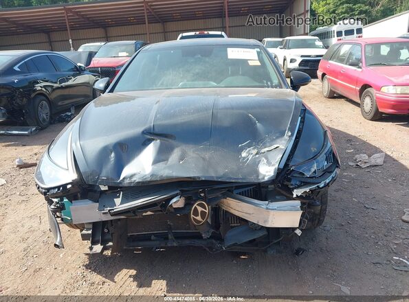 KMHL44J28NA228690 2022 HYUNDAI SONATA Gray Вид задньої частини салону