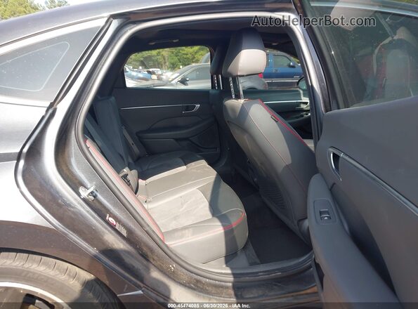 KMHL44J28NA228690 2022 HYUNDAI SONATA Gray Вид наклейки з VIN-кодом