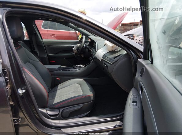 KMHL44J2XNA237598 2022 HYUNDAI SONATA Gray წინა სალონის ხედი