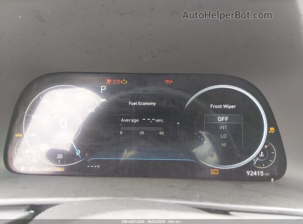 KMHL44J2XNA237598 2022 HYUNDAI SONATA Gray უკანა სავარძლების ხედი