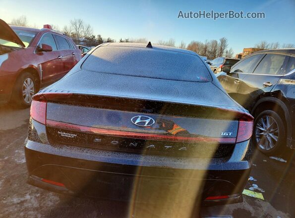 KMHL44J2XPA291793 2023 HYUNDAI SONATA Black Widok z tyłu
