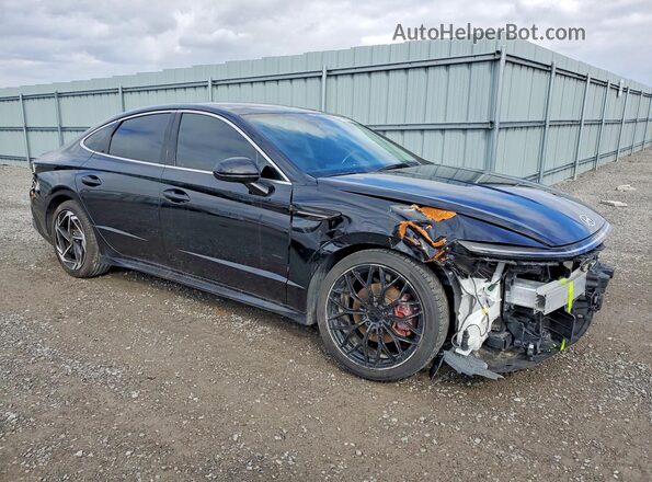 KMHL44JA4SA444409 2025 HYUNDAI SONATA Black Front right