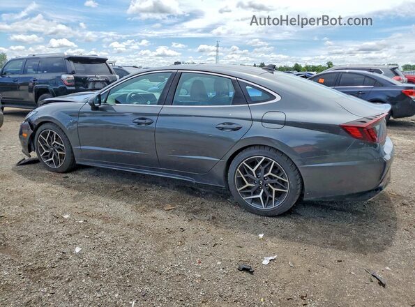 KMHL54JC9NA243611 2022 HYUNDAI SONATA Black Rear left