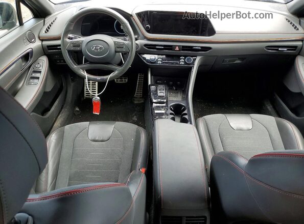 KMHL54JC9NA243611 2022 HYUNDAI SONATA Black Dashboard view