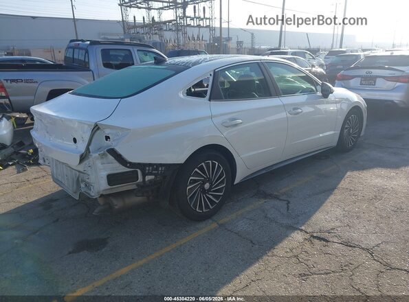 KMHL54JJ2LA012271 2020 HYUNDAI SONATA HYBRID White 
