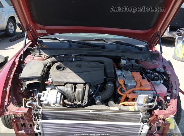 KMHL54JJ2PA082276 2023 HYUNDAI SONATA HYBRID Red Vista trasera