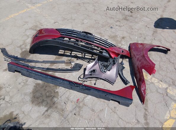 KMHL54JJ2PA082276 2023 HYUNDAI SONATA HYBRID Red Vista del cuadro de instrumentos