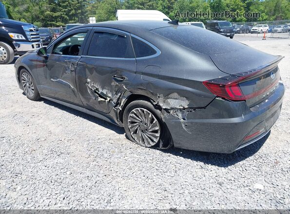KMHL54JJ2PA083184 2023 HYUNDAI SONATA HYBRID Black Հետևի ձախ