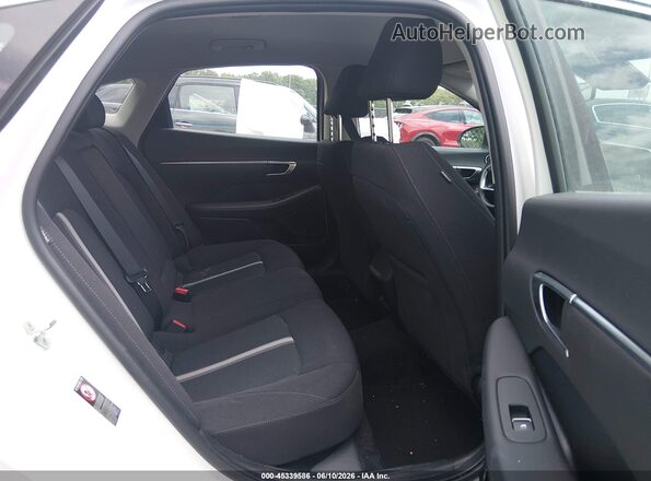 KMHL64JA0NA240477 2022 HYUNDAI SONATA White VIN კოდის სტიკერის ხედი