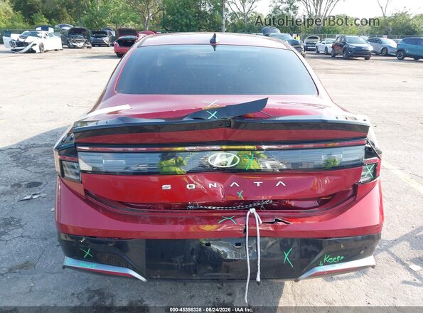 KMHL64JA0RA387310 2024 HYUNDAI SONATA Red 