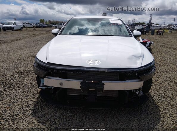 KMHL64JA0SA512912 2025 HYUNDAI SONATA White Instrument cluster view