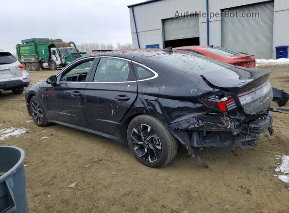 KMHL64JA1SA515432 2025 HYUNDAI SONATA Black უკანა მარცხენა