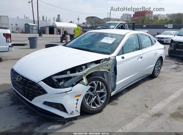 KMHL64JA2PA323489 2023 HYUNDAI SONATA Белый Передняя левая четверть