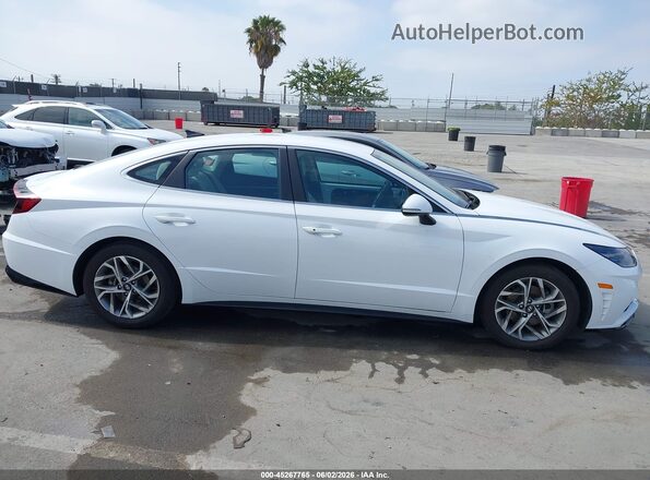 KMHL64JA2PA323489 2023 HYUNDAI SONATA Белый Вид задней части салона