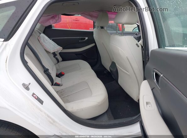 KMHL64JA2PA347176 2023 HYUNDAI SONATA White Vista de la etiqueta del VIN