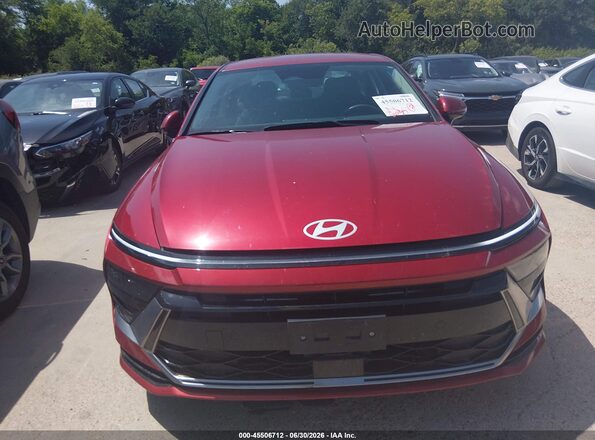 KMHL64JA2SA438716 2025 HYUNDAI SONATA Red Vista del cuadro de instrumentos