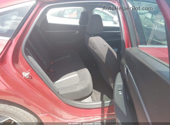 KMHL64JA2SA438716 2025 HYUNDAI SONATA Red Vista de la etiqueta del VIN