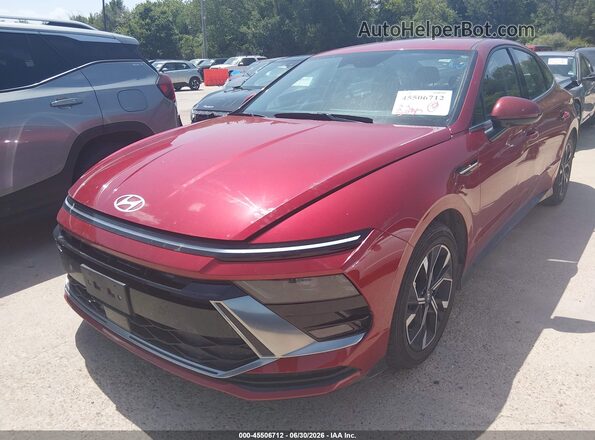 KMHL64JA2SA438716 2025 HYUNDAI SONATA Red Vista tres cuartos delantera izquierda