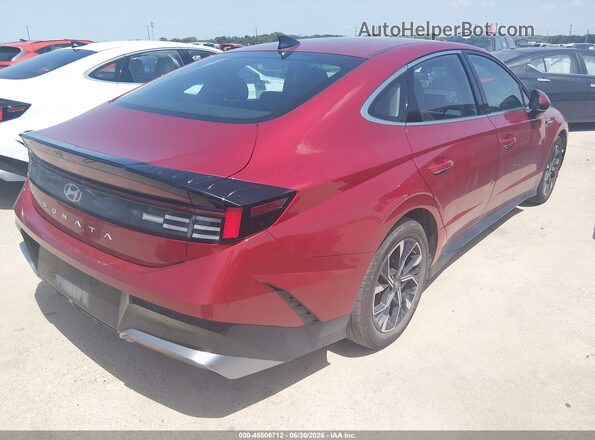 KMHL64JA2SA438716 2025 HYUNDAI SONATA Red Trasero derecho