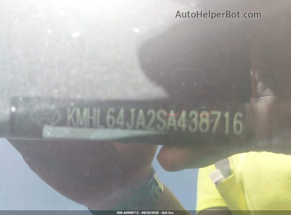 KMHL64JA2SA438716 2025 HYUNDAI SONATA Red Vista del compartimento del motor