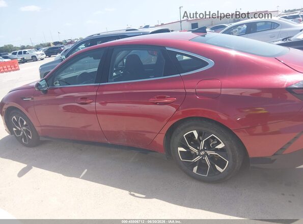 KMHL64JA2SA438716 2025 HYUNDAI SONATA Red Vista interior de 360 grados