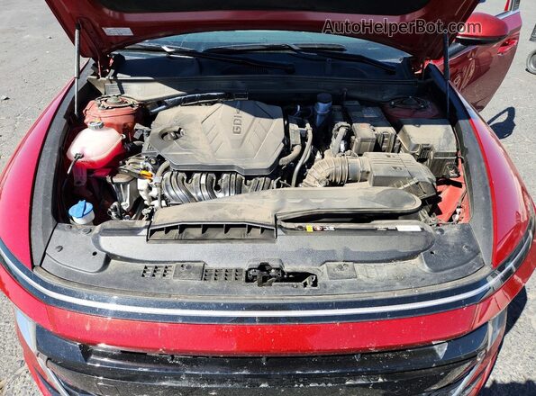 KMHL64JA2SA483834 2025 HYUNDAI SONATA Red უკანა სალონის ხედი