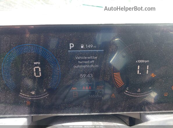 KMHL64JA2SA517268 2025 HYUNDAI SONATA Black უკანა სავარძლების ხედი