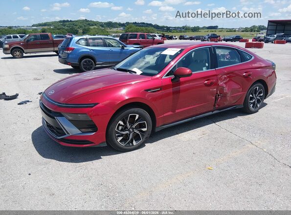 KMHL64JA3SA467965 2025 HYUNDAI SONATA Red Vista tres cuartos delantera izquierda