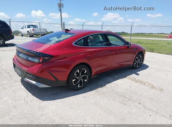 KMHL64JA3SA467965 2025 HYUNDAI SONATA Red Trasero derecho