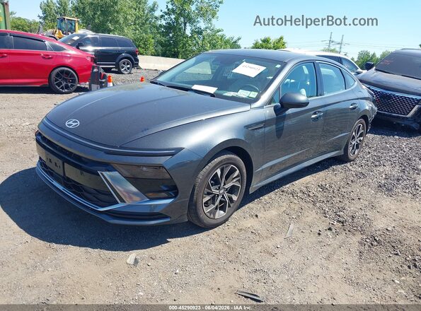 KMHL64JA4RA366198 2024 HYUNDAI SONATA Gray Առջևի ձախ երեք քառորդ տեսարան