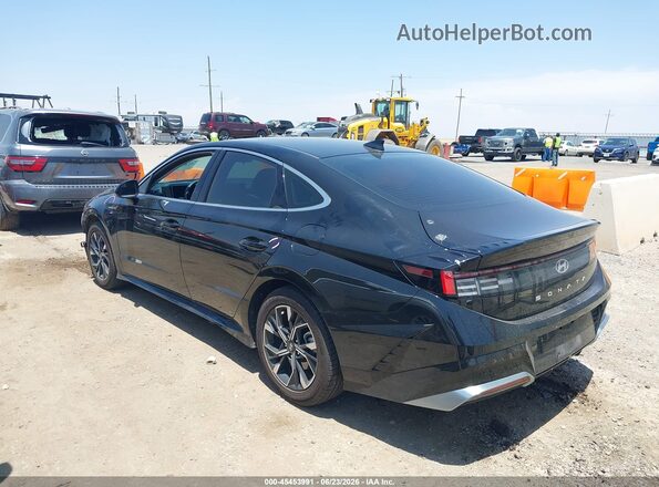 KMHL64JA4RA420910 2024 HYUNDAI SONATA Black უკანა მარცხენა