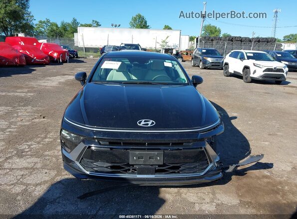 KMHL64JA4SA469675 2025 HYUNDAI SONATA Black ხელსაწყოთა პანელის ხედი