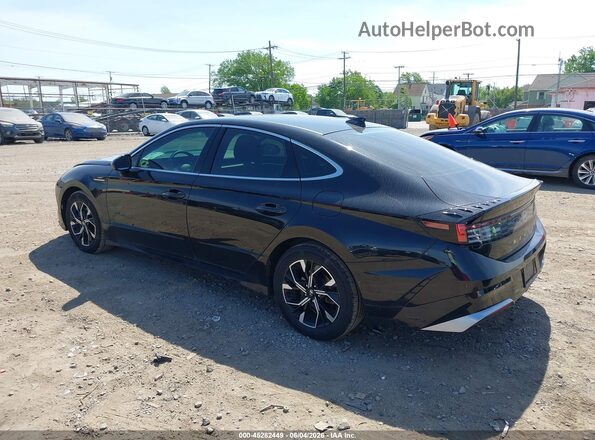 KMHL64JA4SA475735 2025 HYUNDAI SONATA Black Հետևի ձախ