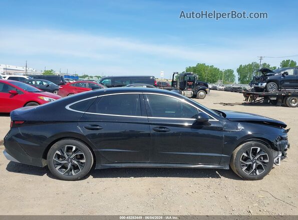 KMHL64JA4SA475735 2025 HYUNDAI SONATA Black Սալոնի 360 աստիճան տեսք