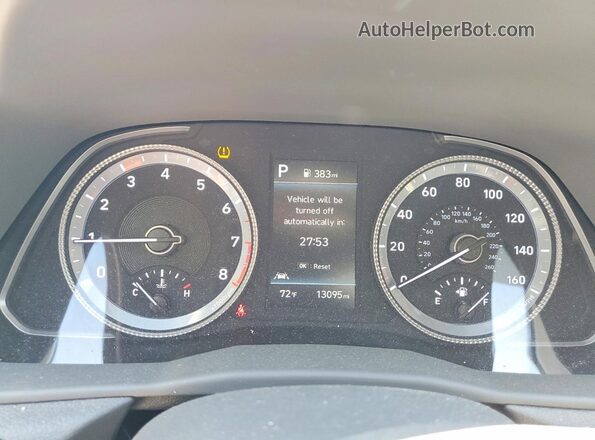 KMHL64JA5PA265216 2023 HYUNDAI SONATA Black Вид щитка приладів