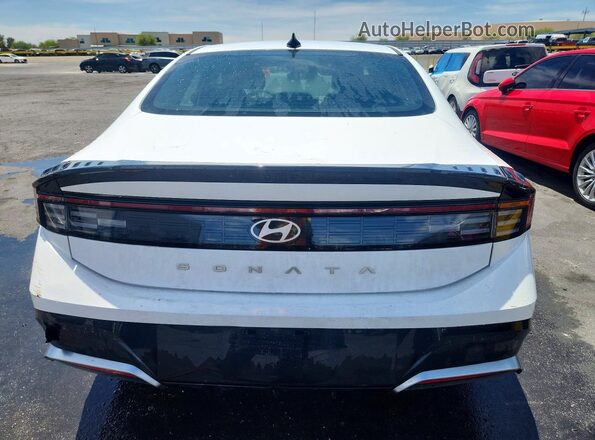 KMHL64JA5SA487182 2025 HYUNDAI SONATA White Հետևի տեսք
