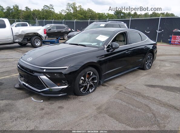 KMHL64JA6SA481326 2025 HYUNDAI SONATA Black Front left
