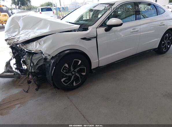 KMHL64JA6SA493735 2025 HYUNDAI SONATA White Vista tres cuartos delantera izquierda