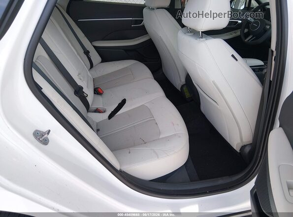 KMHL64JA6SA493735 2025 HYUNDAI SONATA White Vista de la etiqueta del VIN