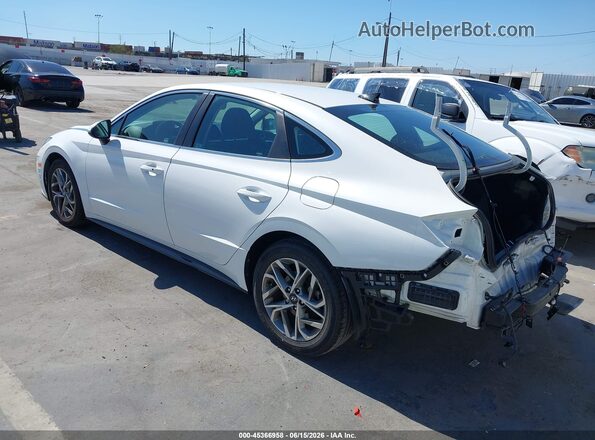 KMHL64JA8NA236175 2022 HYUNDAI SONATA White Trasero izquierdo