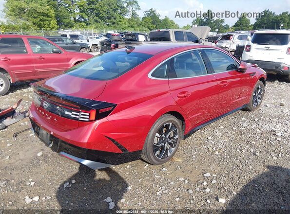KMHL64JA8RA423843 2024 HYUNDAI SONATA Red Trasero derecho