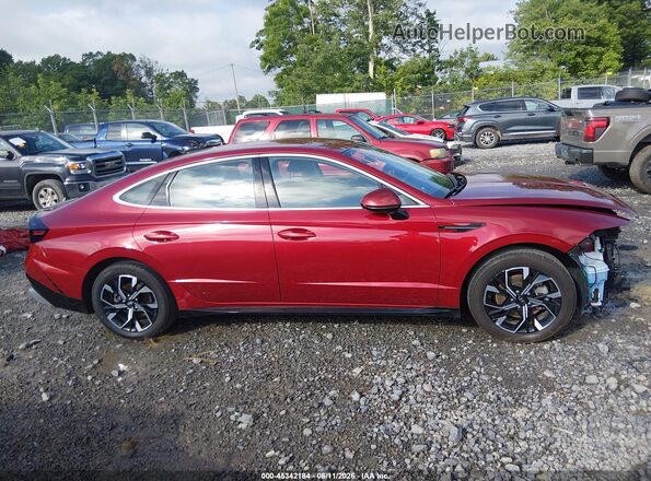 KMHL64JA8RA423843 2024 HYUNDAI SONATA Red Vista interior de 360 grados