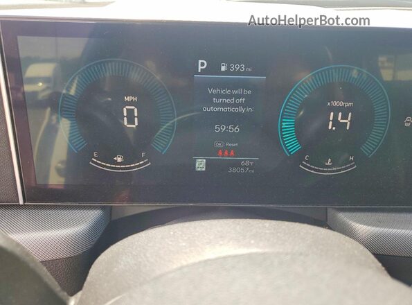 KMHL64JA8SA447808 2025 HYUNDAI SONATA White ხელსაწყოთა პანელის ხედი
