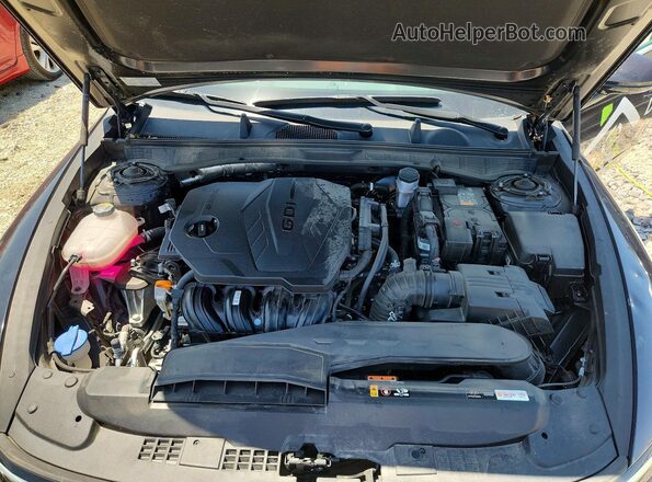 KMHL64JA9RA425262 2024 HYUNDAI SONATA Black ძრავის განყოფილების ხედი