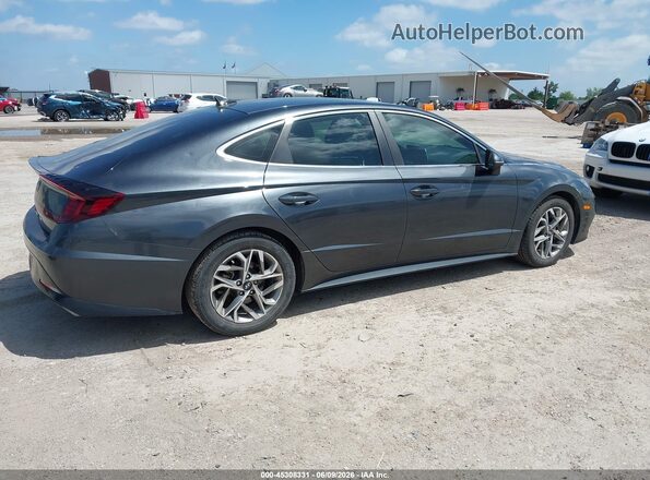 KMHL64JAXMA146623 2021 HYUNDAI SONATA Серый Задняя правая четверть