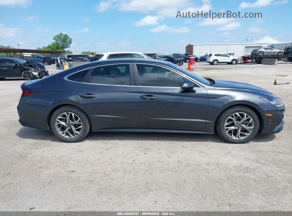 KMHL64JAXMA146623 2021 HYUNDAI SONATA Серый Вид задней части салона