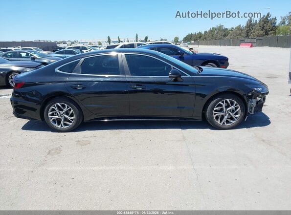 KMHL64JAXNA242334 2022 HYUNDAI SONATA Black Widok wnętrza 360 stopni