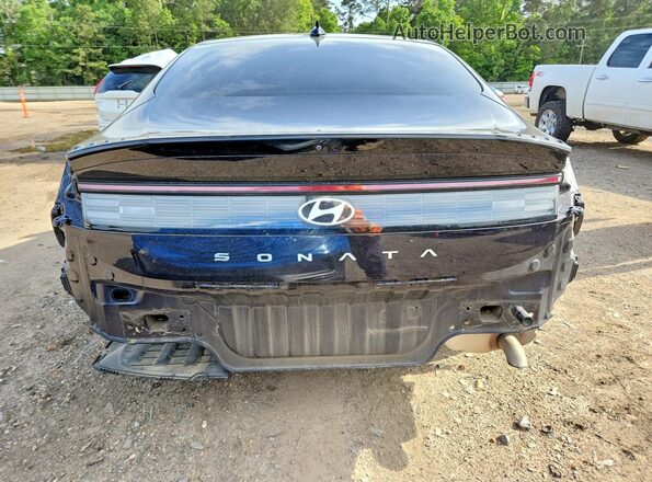 KMHL64JAXRA375150 2024 HYUNDAI SONATA Blue უკანა ხედი