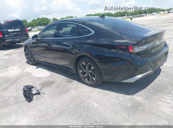 KMHL64JAXRA386682 2024 HYUNDAI SONATA Black Trasero izquierdo