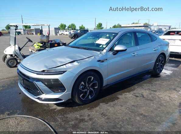 KMHL64JAXSA480048 2025 HYUNDAI SONATA Серебряный Передняя левая четверть